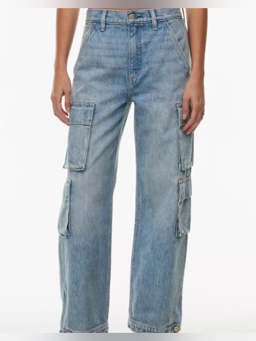 Aritzia Denim Forum The 90s Millie Hi-Rise Cargo Jeans